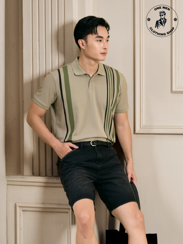 Áo polo phối quần short – Công thức mặc đẹp đơn giản