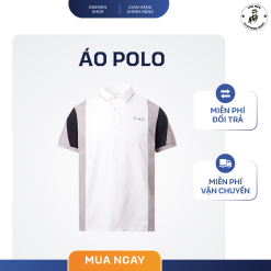 Áo Polo Cổ Trụ Thêu Chữ New Age Prep Form REGULAR - PO130