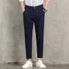 Quần Tây Trơn Form Slimfit Co Giãn - QT073 4 Quần tây nam ống đứng