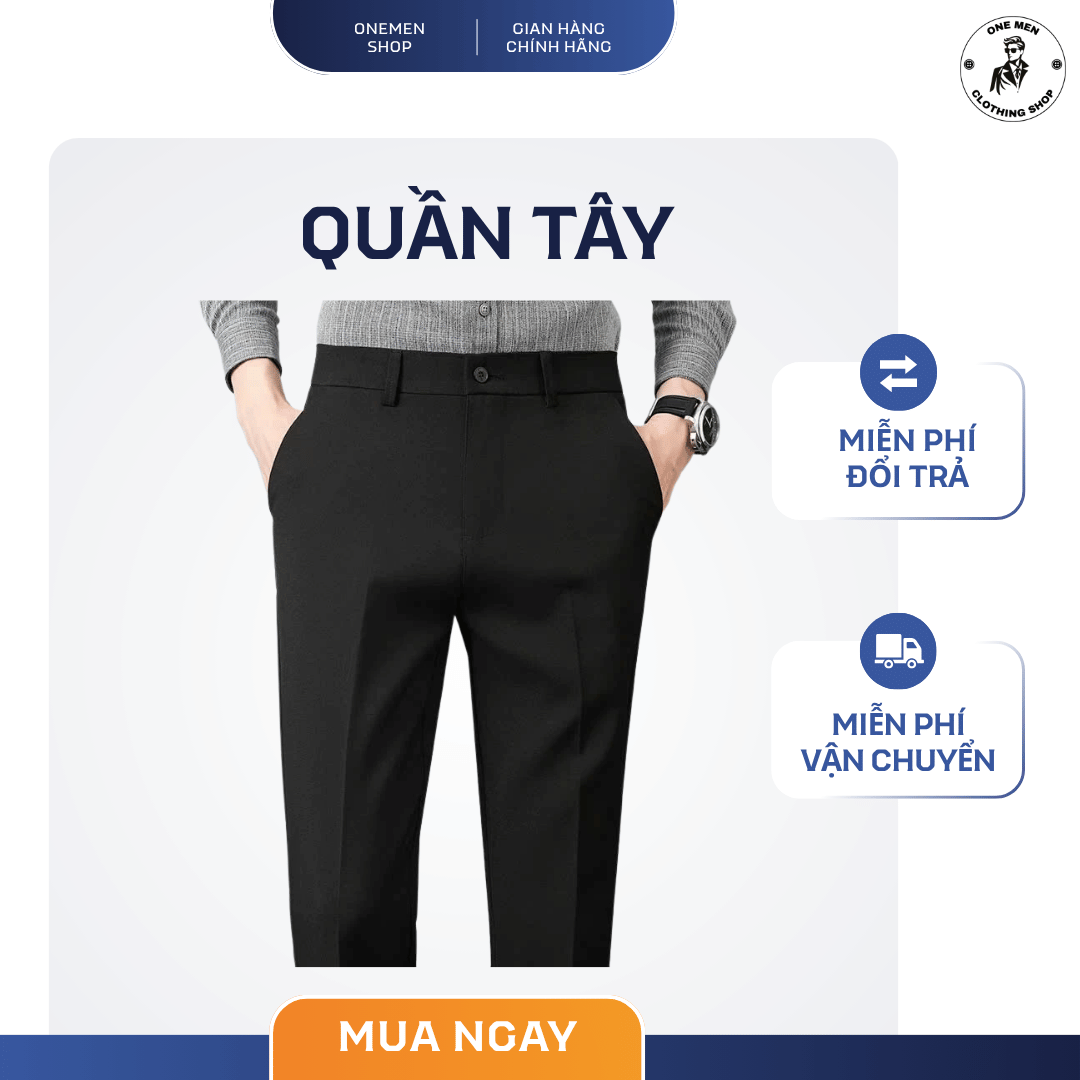 Quần Tây Trơn Lịch Lãm Form Slimfit -  QT072