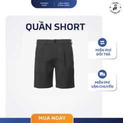 Quần Short Kaki Trơn Form Straight - QS081