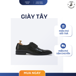 Giày Tây Cap Toe Derby Da Bóng - GT304
