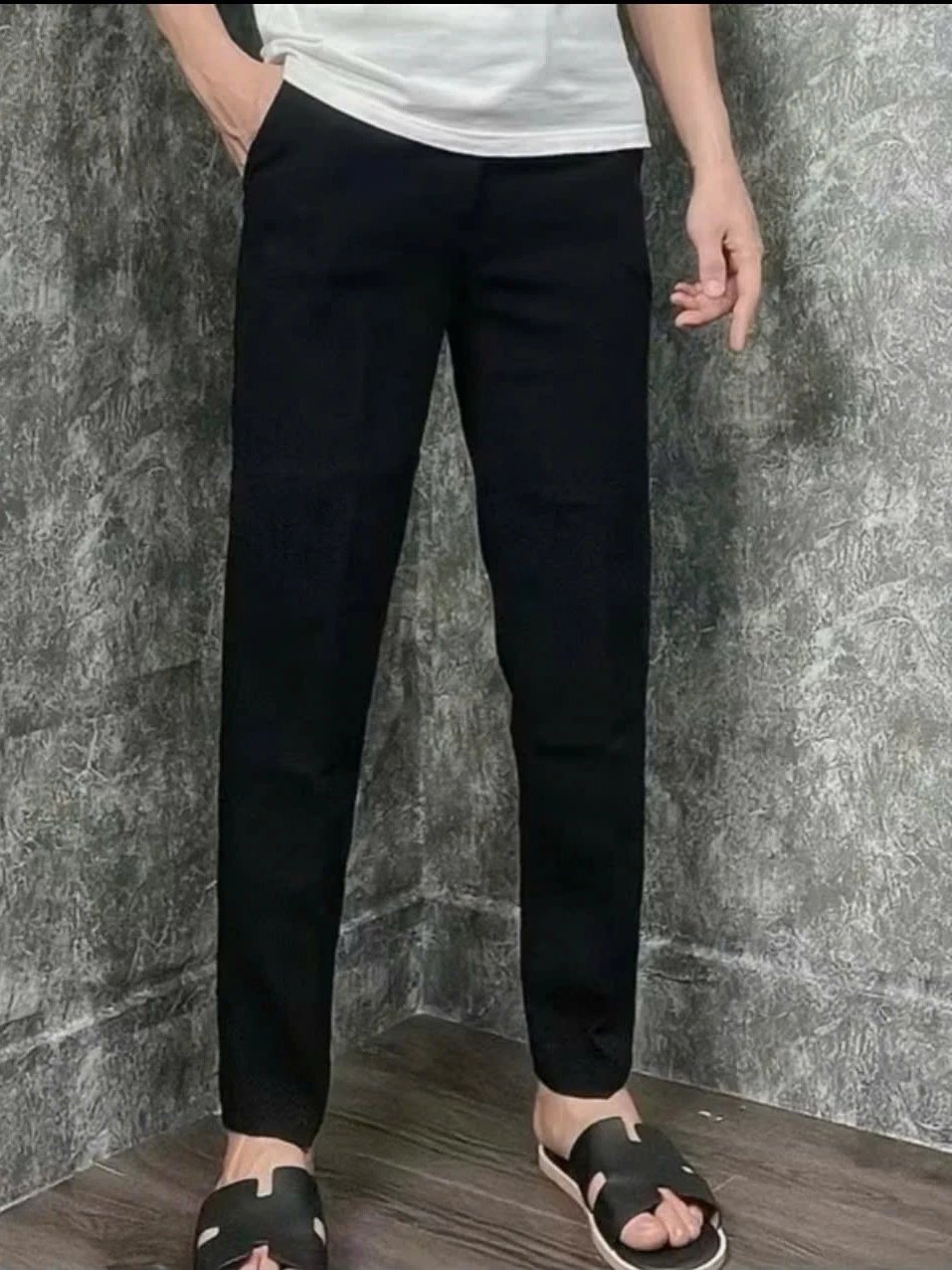 vn-11134207-7ras8-m62q03c7jad243 Quần Tây Trơn Form Slimfit Ít Nhăn - QT074